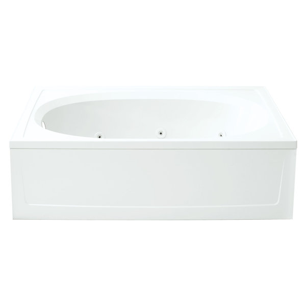Sterling by Kohler Tranquility 60'' x 42'' Alcove / Tile In Whirlpool